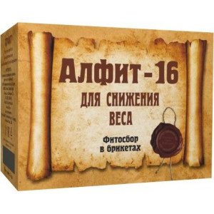 АЛФИТ-16 СБОР Д/СНИЖЕНИЯ ВЕСА 2Г. №30Х2 (120Г.)