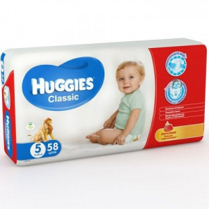 ХАГГИС ПОДГУЗНИКИ КЛАССИК 5 11-25КГ №58 [HUGGIES]