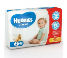 ХАГГИС ПОДГУЗНИКИ КЛАССИК 11-25КГ №42 [HUGGIES]