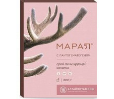 МАРАЛ ПАНТОГЕМАТОГЕН НАПИТОК СУХОЙ 300Г. ПОР. /АЛТАЙВИТАМИНЫ/