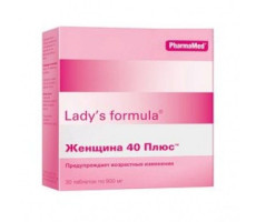 ЛЕДИ-С ФОРМУЛА ЖЕНЩИНА 40 ПЛЮС 900МГ. №30 ТАБ.