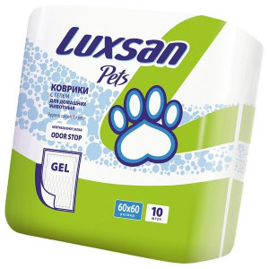 ЛЮКСАН БЕБИ ПЕЛЕНКИ Д/НОВОР. ВПИТ. РИСУНОК 60Х60СМ. №10 [LUXSAN]