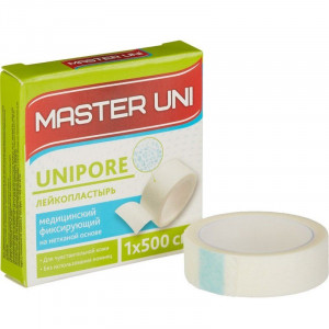 МАСТЕР ЮНИ ЛЕЙКОПЛАСТ. 1X500СМ. UNIPORE НЕТК. [MASTER UNI]