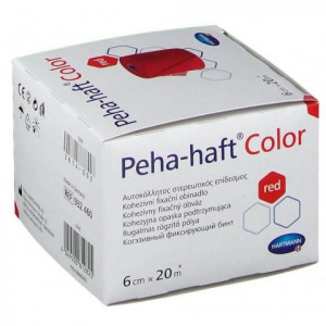 ХАРТМАНН ПЕХА-ХАФТ БИНТ САМОФИКС. КОГЕЗИВ. 20МХ6СМ. КРАСН. /АРТ.9324602/ [HARTMANN PEHA-HAFT]