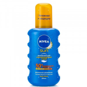 НИВЕЯ САН СПРЕЙ СОЛНЦЕЗАЩ. СУХОЙ УВЛАЖН. SPF-50+ 200МЛ. [NIVEA]