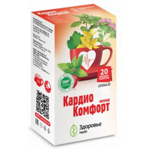 КАРДИО КОМФОРТ ФИТОЧАЙ 2Г. №20 ПАК.