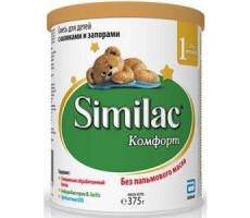 СИМИЛАК КОМФОРТ 1 СМЕСЬ Д/ДЕТЕЙ 375Г. 0-6МЕС. [SIMILAC]