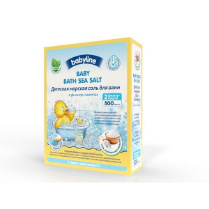 БЕБИЛАЙН СОЛЬ МОРСКАЯ ДЕТСК. НАТУР. 500Г. ПАК. /АРТ.419768/ [BABYLINE]