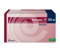 КВЕНТИАКС СР 300МГ. №60 ТАБ.ПРОЛОНГ.ВЫСВ. П/П/О /KRKA/