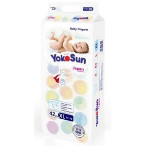 ЙОКОСАН ПОДГУЗНИКИ 13+КГ. Р.XL №42 [YOKOSUN]