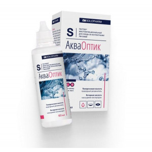 АКВАОПТИК Р-Р Д/ЛИНЗ 60МЛ. №1 ФЛ. /СОЛОФАРМ/ АКВАОПТИК Р-Р Д/ЛИНЗ 60МЛ. №1 ФЛ. /СОЛОФАРМ/