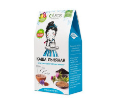 ОЛЕОС КАША ЛЬНЯНАЯ С РАСТОРОПШЕЙ И ЧЕРНЫМ ТМИНОМ 40Г. №5 (200Г.) [OLEOS]