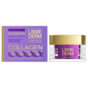 ЛИБРИДЕРМ КОЛЛАГЕН КРЕМ ДНЕВ. ОМОЛАЖ. SPF-15 50МЛ. [LIBREDERM]