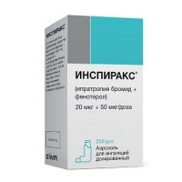 ИНСПИРАКС 20МКГ+50МКГ/ДОЗА 200ДОЗ АЭРОЗОЛЬ Д/ИНГ. БАЛЛОН /БИННОФАРМ/