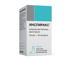 ИНСПИРАКС 20МКГ+50МКГ/ДОЗА 200ДОЗ АЭРОЗОЛЬ Д/ИНГ. БАЛЛОН /БИННОФАРМ/