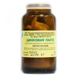 ЦИНКОВАЯ ПАСТА 25% 25Г. БАНКА /ТУЛЬСКАЯ ФФ/ ЦИНКОВАЯ ПАСТА 25% 25Г. БАНКА /ТУЛЬСКАЯ ФФ/