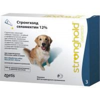 СТРОНГХОЛД 240МГ. СЕЛАМЕКТИН 12% Д/СОБАК/КОШЕК 20,1-40КГ. №3 (ВЕТ.)