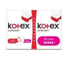 КОТЕКС ПРОКЛАДКИ УЛЬТРА СУПЕР СОФТ №16 [KOTEX]