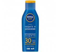 НИВЕЯ САН ЛОСЬОН СОЛНЦЕЗАЩ. ЗАЩИТА И УВЛАЖНЕНИЕ SPF-30 100МЛ. [NIVEA]