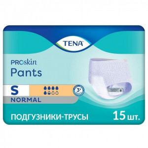 ТЕНА ПОДГУЗНИКИ-ТРУСЫ Д/ВЗР. ПАНТС НОРМАЛ Р.S №15 [TENA]