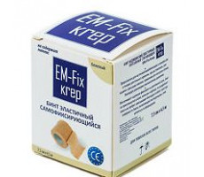 ЕМ-ФИКС КРЕП БИНТ ЭЛАСТ. КОМПРЕС. 7,5СМХ4,5М. БЕЖ. [EM-FIX KREP]