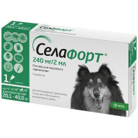 СЕЛАФОРТ 240МГ/2МЛ. №1 Р-Р Д/НАРУЖ.ПРИМ. Д/СОБАК (ВЕТ.)