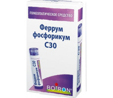 БУАРОН ФЕРРУМ ФОСФОРИКУМ С30 4Г. ГРАН.ГОМЕОПАТ. ПЕНАЛ [BOIRON]