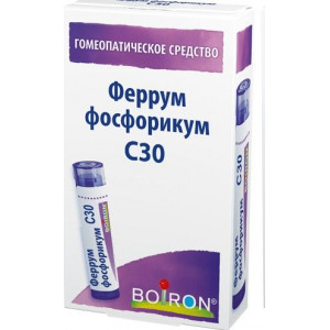 БУАРОН ФЕРРУМ ФОСФОРИКУМ С30 4Г. ГРАН.ГОМЕОПАТ. ПЕНАЛ [BOIRON]