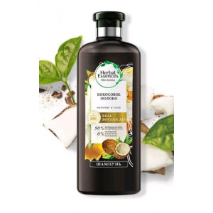 ХЕРБАЛ ЭССЕНСЭС ШАМПУНЬ ПИТАНИЕ И СИЛА КОКОСОВОЕ МОЛОКО 400МЛ. [HERBAL ESSENCES]