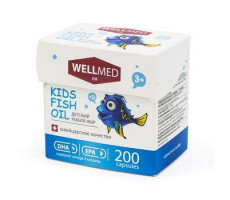РЫБИЙ ЖИР FISH OIL КИДС ДЕТСКИЙ 200МГ. №200 КАПС.