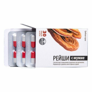 АЛФИТ ПЛЮС РЕЙША С МУМИЕ 450МГ. №30 КАПС.