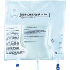 КАБИВЕН ЦЕНТРАЛЬНЫЙ 900ККАЛ 1026МЛ. №4 ЭМУЛЬСИЯ Д/ИНФ. КОНТ. /ФРЕЗЕНИУС КАБИ/