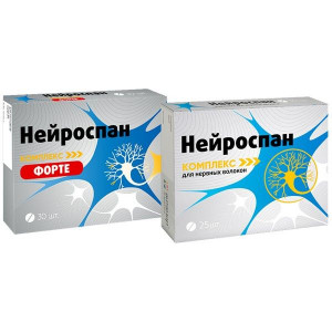 НЕЙРОСПАН КОМПЛЕКС Д/НЕРВНЫХ ВОЛОКОН 165МГ. №50 ТАБ. /КВАДРАТ-С/