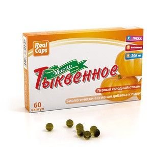 МАСЛО ТЫКВЕННОЕ 300МГ. №60 КАПС. /РЕАЛКАПС/