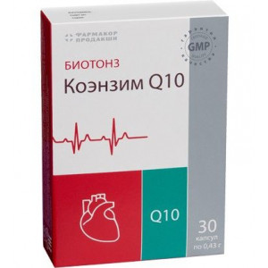 БИОТОНЗ КОЭНЗИМ Q10 ЭКСТРА №30 КАПС.