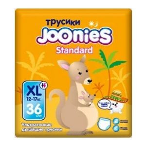 ДЖУНИС ПОДГУЗНИКИ-ТРУСИКИ Р.XL 12-17КГ. №36 [JOONIES]