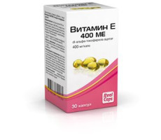 ВИТАМИН Е 400МЕ 570МГ. №30 КАПС. (БАД) БАНКА /РЕАЛКАПС/