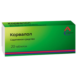 КОРВАЛОЛ №50 ТАБ. /УСОЛЬЕ-СИБИРСКИЙ ХФЗ/АРОМАСИНТЕЗ/ КОРВАЛОЛ №50 ТАБ. /УСОЛЬЕ-СИБИРСКИЙ ХФЗ/АРОМАСИНТЕЗ/