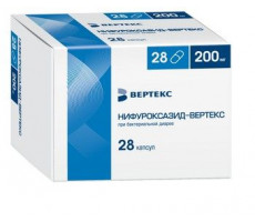 НИФУРОКСАЗИД 200МГ. №28 КАПС. /ВЕРТЕКС/
