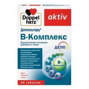 ДОППЕЛЬГЕРЦ АКТИВ В-КОМПЛЕКС 315МГ. №30 ТАБ.