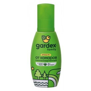 ГАРДЕКС ФЭМИЛИ СПРЕЙ ОТ КОМАРОВ АЛОЭ ВЕРА 100МЛ. [GARDEX]