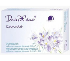 ДЛЯЖЕНС КЛИМО 2МГ./0,15МГ+2МГ. №21 ТАБ. П/О