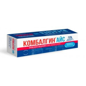 КОМБАЛГИН АЙС 5%+3% 50Г. ГЕЛЬ Д/НАРУЖ.ПРИМ. ТУБА