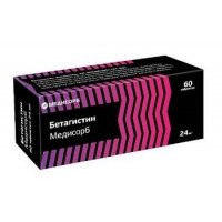 БЕТАГИСТИН МЕДИСОРБ 24МГ. №60 ТАБ. /МЕДИСОРБ/