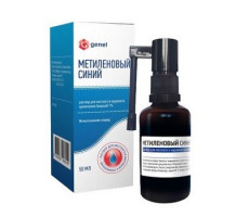 МЕТИЛЕНОВЫЙ СИНИЙ 1% 50МЛ. №1 Р-Р ВОДНЫЙ Д/МЕСТ. И НАРУЖ.ПРИМ. ФЛ. /САМАРАМЕДПРОМ/ЖЕНЕЛ РД/