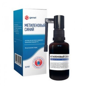 МЕТИЛЕНОВЫЙ СИНИЙ 1% 50МЛ. №1 Р-Р ВОДНЫЙ Д/МЕСТ. И НАРУЖ.ПРИМ. ФЛ. /САМАРАМЕДПРОМ/ЖЕНЕЛ РД/ МЕТИЛЕНОВЫЙ СИНИЙ 1% 50МЛ. №1 Р-Р ВОДНЫЙ Д/МЕСТ. И НАРУЖ.ПРИМ. ФЛ. /САМАРАМЕДПРОМ/ЖЕНЕЛ РД/