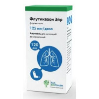 ФЛУТИКАЗОН ЭЙР 125МКГ/ДОЗА 120ДОЗ №1 АЭРОЗОЛЬ Д/ИНГ. БАЛЛОН /ПСК ФАРМА/