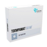 ТОПИРАМАТ 50МГ. №30 ТАБ. П/П/О /АТОЛЛ/ОЗОН/