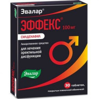 ЭФФЕКС СИЛДЕНАФИЛ 100МГ. №30 ТАБ. П/П/О /ЭВАЛАР/