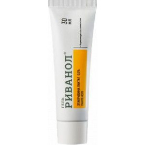 РИВАНОЛ ГЕЛЬ 30МЛ. Д/УХОДА ЗА КОЖЕЙ РИВАНОЛ ГЕЛЬ 30МЛ. Д/УХОДА ЗА КОЖЕЙ